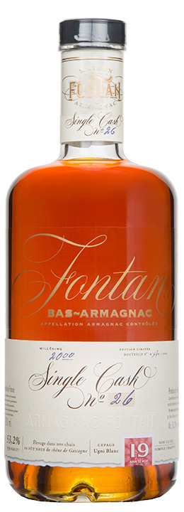 Millesimes 2000 Single cask, 19 ans d'âge, 53,2 %